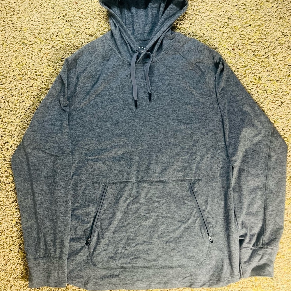 Asics Charcoal Gray Men's Hoodie